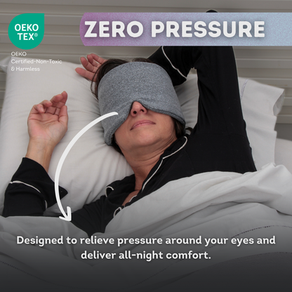 Changears Sleep Mask – 100% Light Blocking, Adjustable & Ultra Soft